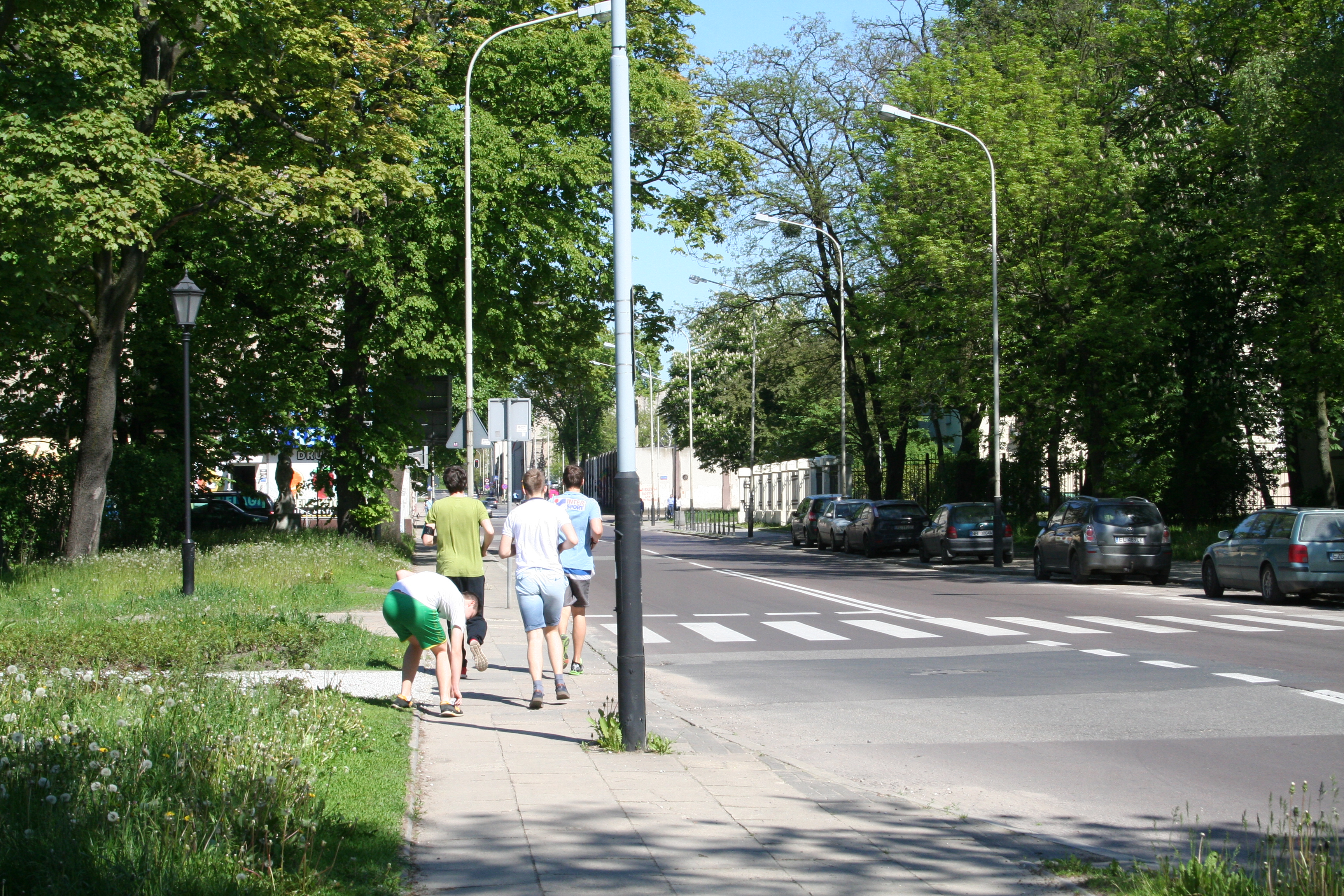 Trening miejski przed Biegiem Ulicą Piotrkowską