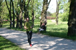 Trening uczniów prywatnego technikum w Łodzi